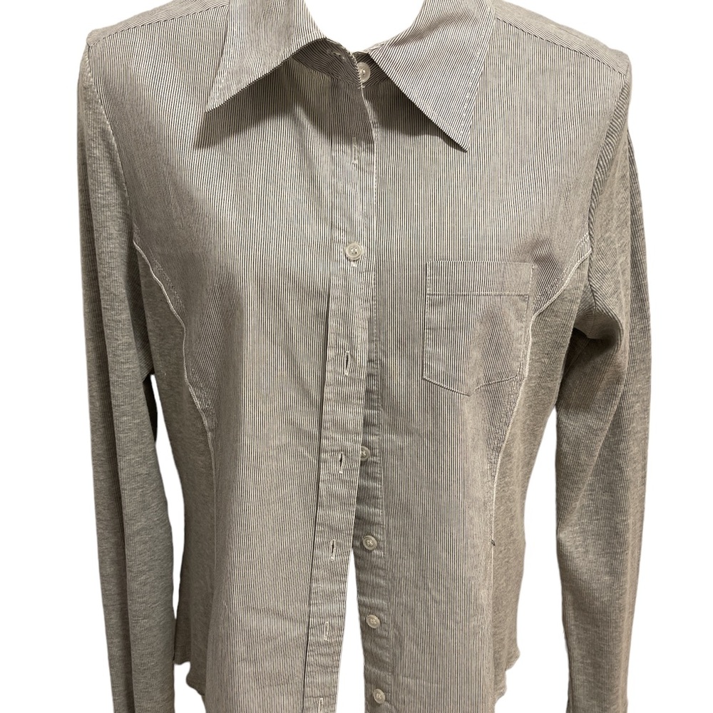 Hanna G cotton blouse with tshirt sides, XL